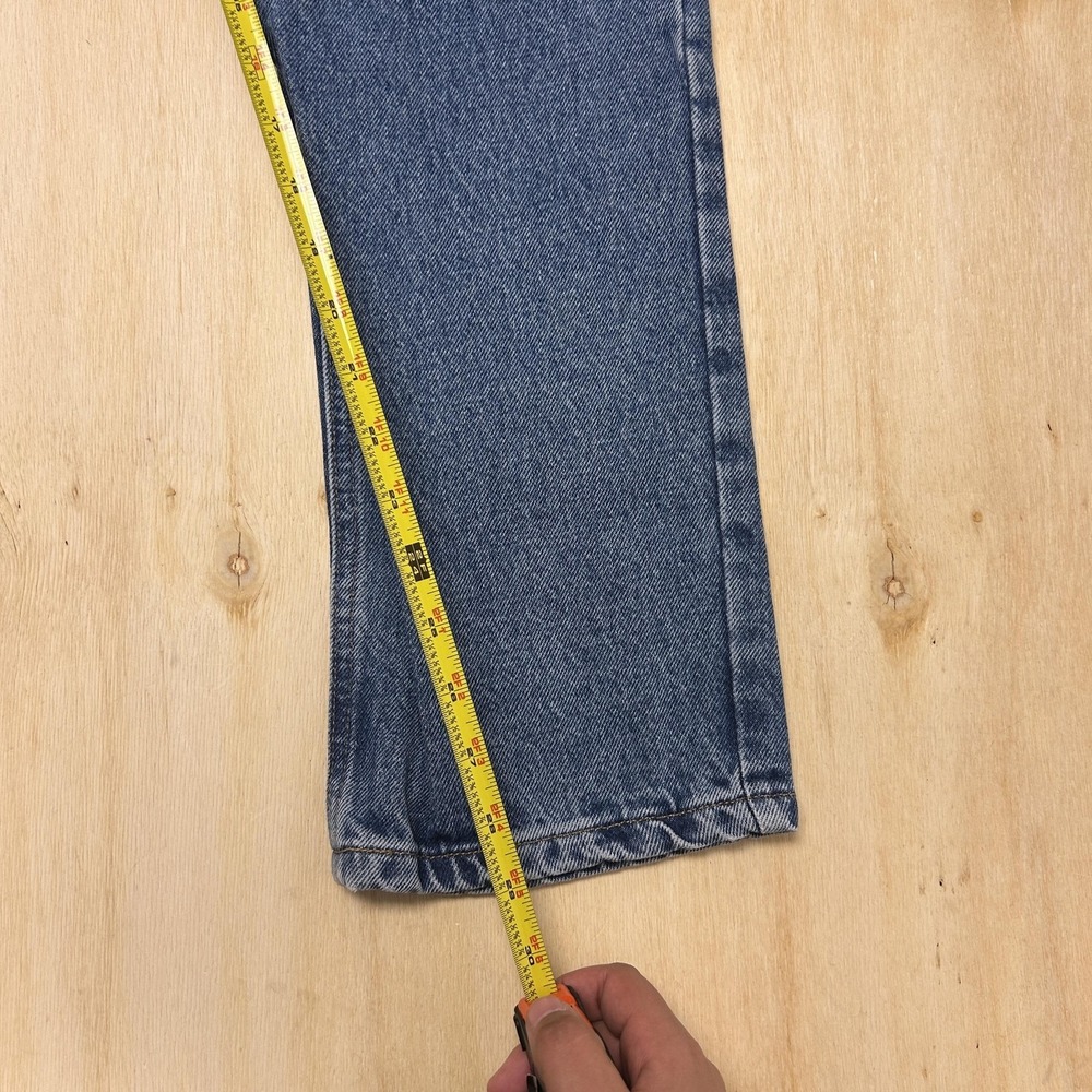 Jones Sport Straight Jeans Womens 12 Medium Wash Blue High Rise Regular Denim - Picture 10 of 12